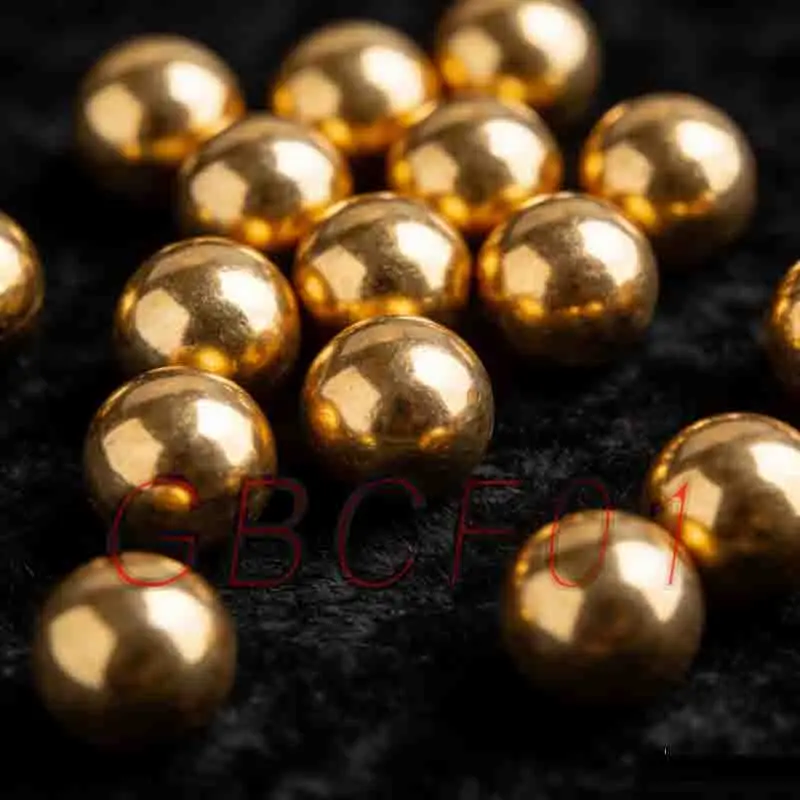 Solid Brass Copper Balls 0.9mm 1mm-65mm 70mm Precision Metal Beads Bearing Balls for DIY Polishing Jewelry Making Loose
