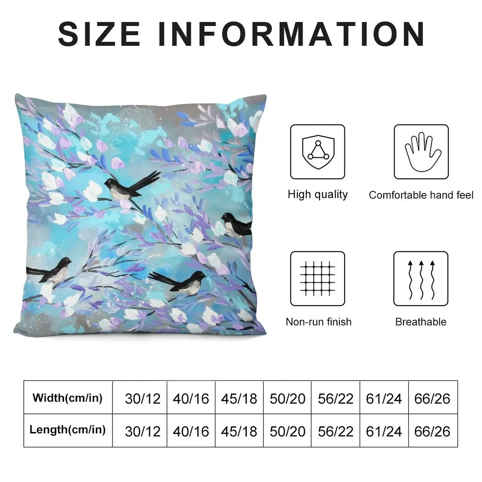 Willy Wagtails Throw Pillow christmas pillow case Custom Cushion Photo Sofa Cushion pillow