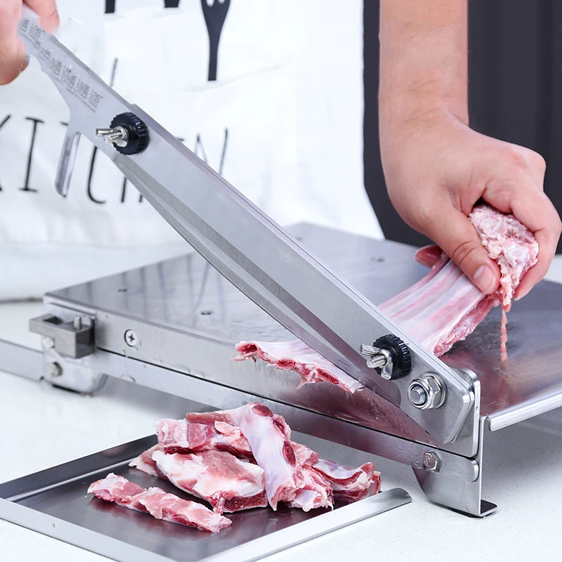 

Bone Cutter Multi-function Meat Cutter Commercial Chicken and Duck Meat Slicer Adjustable Thickness