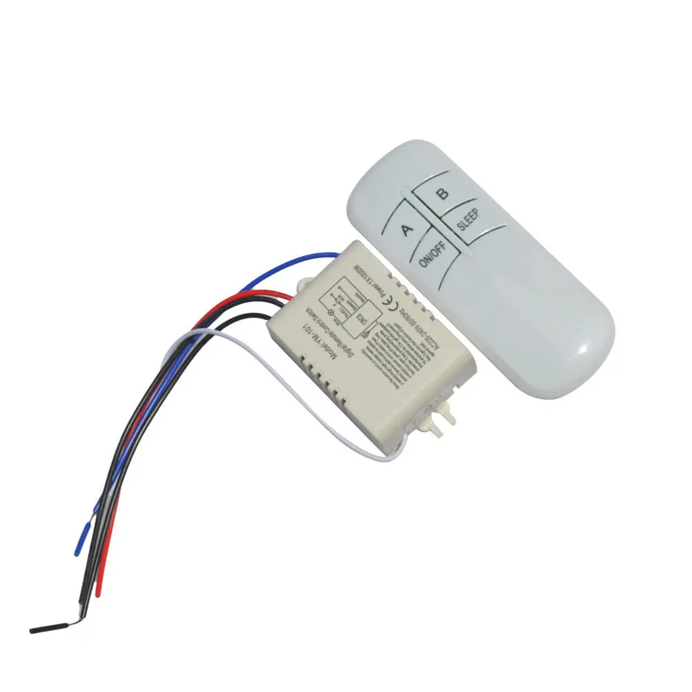 

220 В беспроводной 1-канальный дистанционный переключатель для внутренней лампы, светодиодный светильник, люминесцентный светильник, энергосберегающая лампа, вытяжной вентилятор