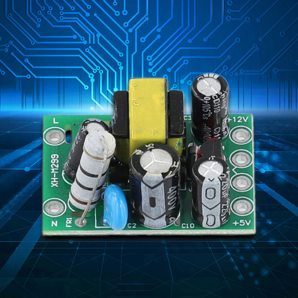 

XH-M299 Isolated Switching Power Supply Board Easy Installation AC-DC 110-220V To 5/12V High Efficiency AC DC Converter Module