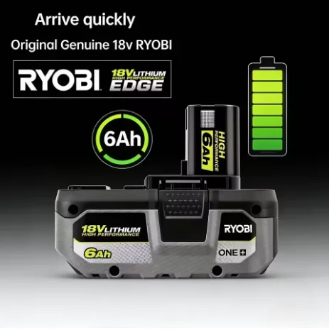 

Unleash Full Tool Potential All Day Long. RYOBI 18V 4.0Ah 6.0Ah 8.0Ah Battery Stable Output Safe Durable For Construction Work