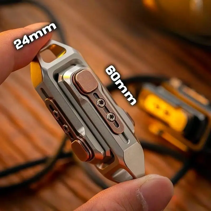 Stainless Steel Magnetic Slider EDC Fidget Toy Stress Relief Toys Portable Adults Office Stress Relief Fidget Slider Men Gift