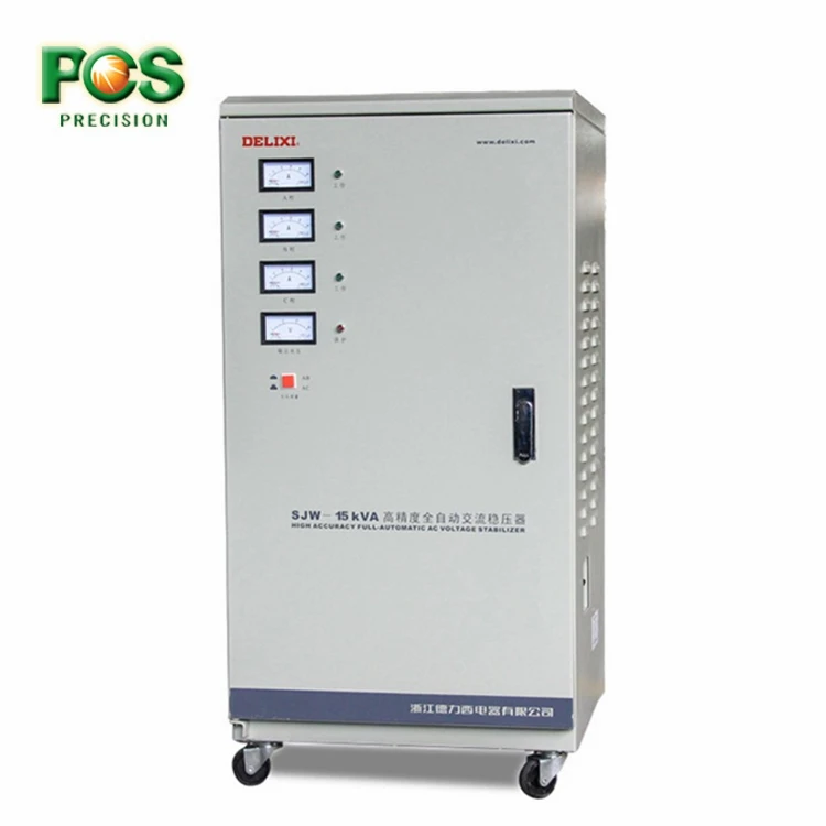 SJW three phase 3 phase 380V AC servo motor svc 10000va 10kva 15kva v guard automatic voltage stabilizer regulator