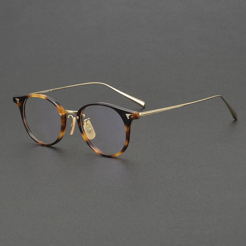 High Quality Acetate Titanium Optical Glasses Frame Men Women Luxury Brand Vintage Eyeglasses Computer Prescription Eyewear