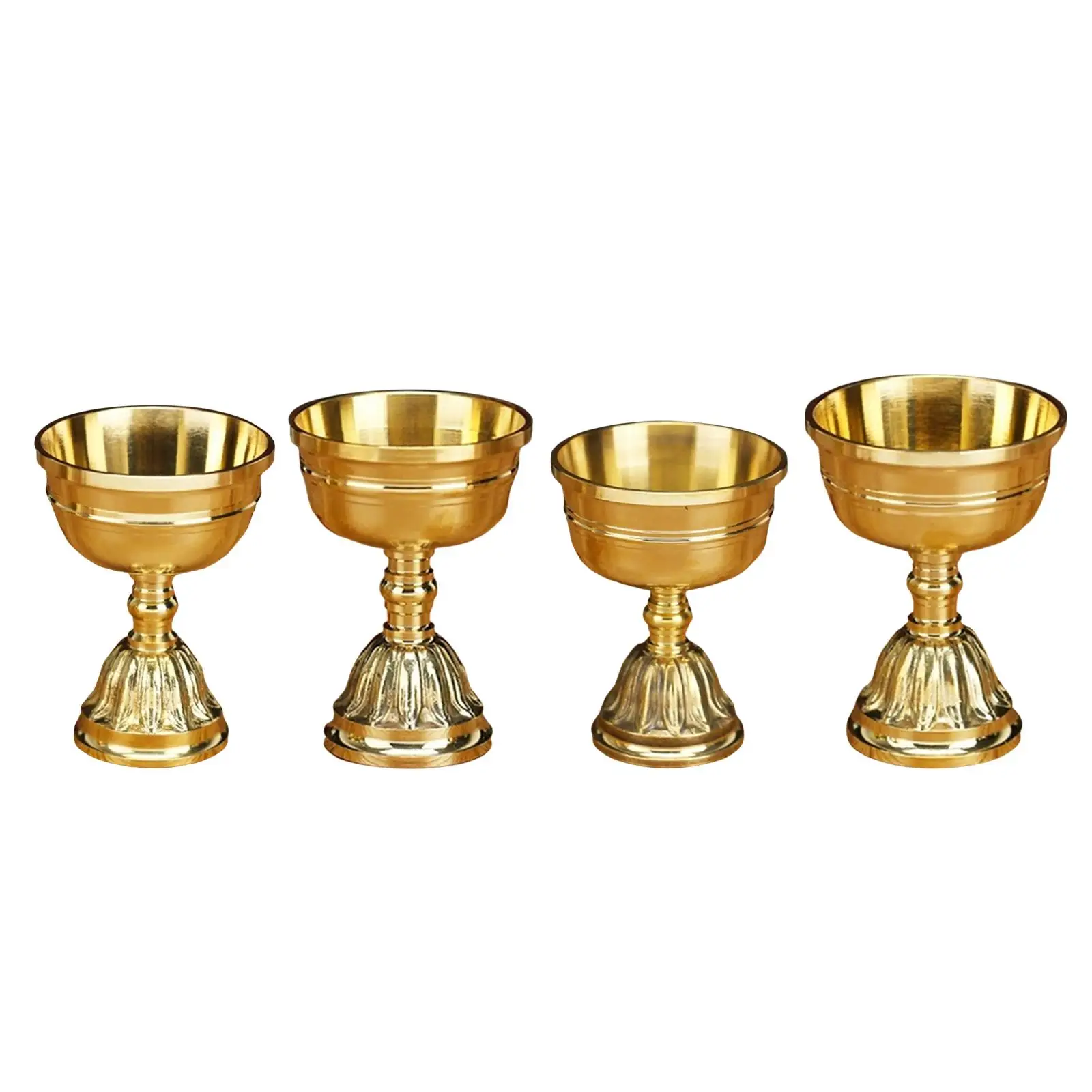 Holder Lamp Holder Brass Candle Cup for Dinner Meditation Buddha Altar Home Parties Decoration