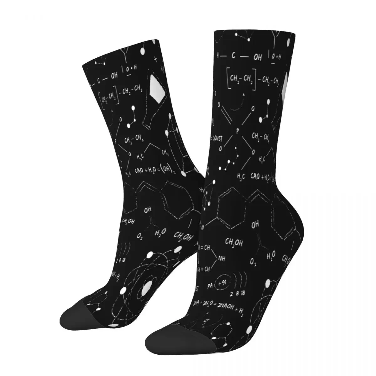 Black Board Chemistry Chemist Science Scientist Socks Male Mens Women Spring Stockings Printed