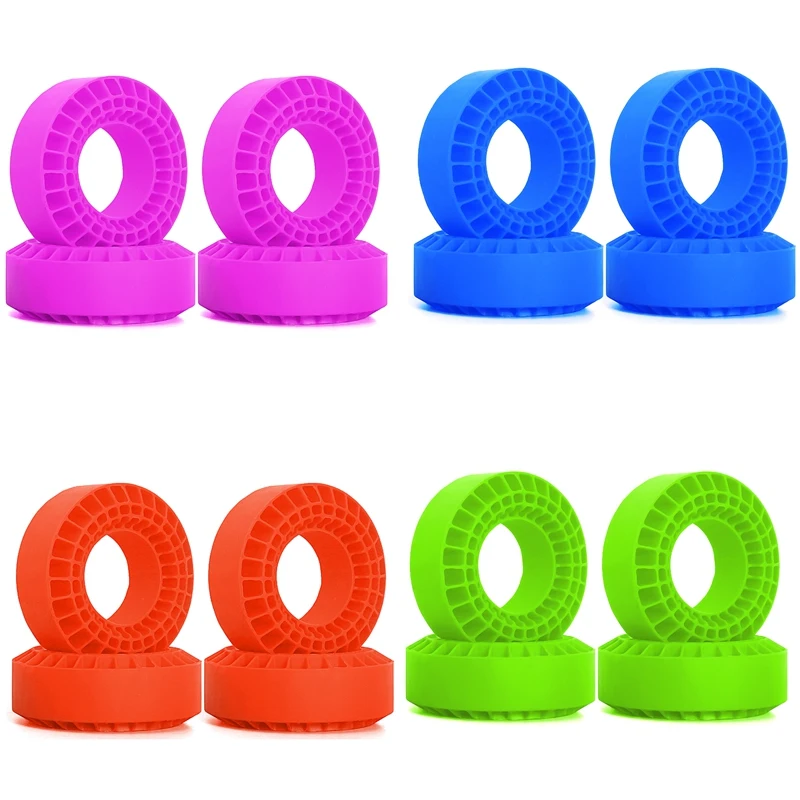 

4Pcs 1.9In Silicone Rubber Tire Wheel Insert Foam For 1/10 RC Crawler Car TRX4 Axial SCX10 Pro/Capra TF2/GEN8/MST