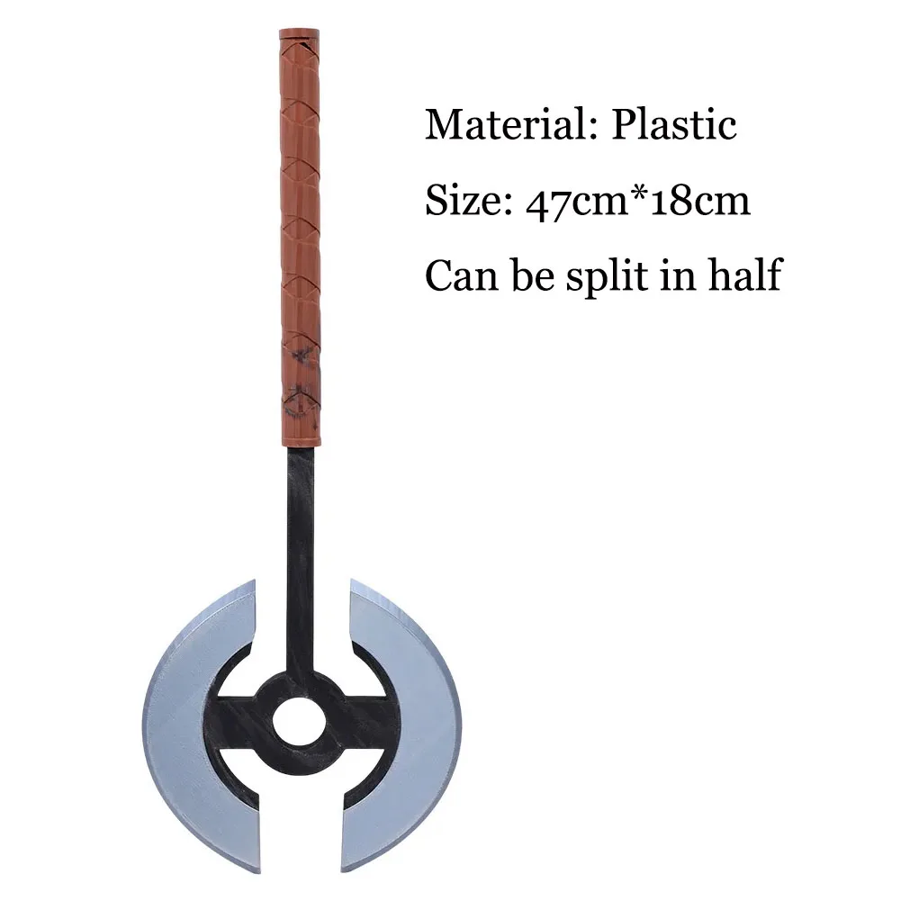 Old Guard 2 Andy Cosplay 3D Printed Silver Long Axe Weapon Props for Adult Women Girls Costumes Ornament Halloween Carnival Suit