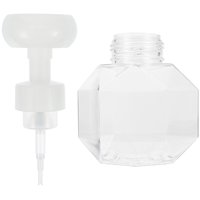 300 Ml Soap Flower Sparkling Bottle Travel Clear Shampoo Top Pp Material Foaming Face Dispenser