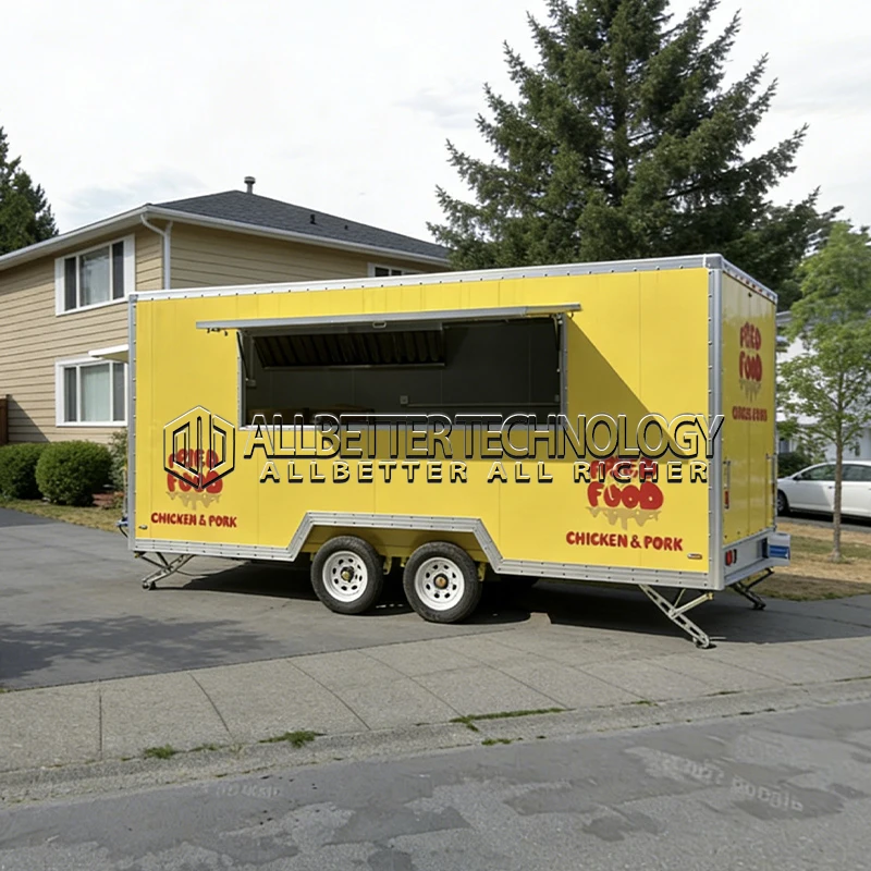 

Allbetter Премиум-фудтрак: мобильная кухня с полным оснащением для пиццы, тако, барбекю, хот-догов. Для крупных мероприятий и кейтеринга. Прямые поставки с завода.