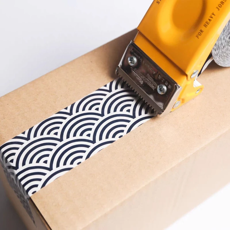 Mosaic Wave Pattern Fu Character Washi Tapes Japanese Stationery ,for DIY Scrapbooking Gift Box Packaging ,Decorative Tape Rolls