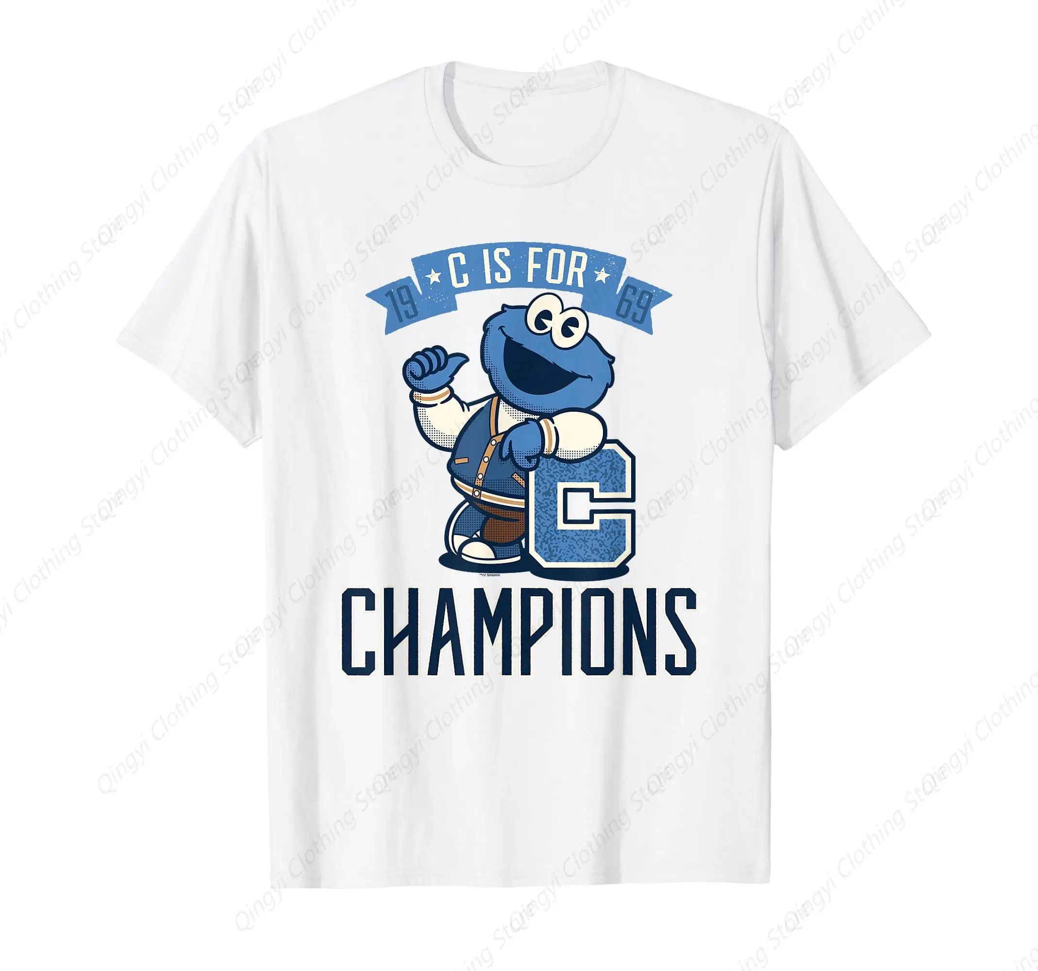 Cookie Monster C Is for Champions T-Shirt