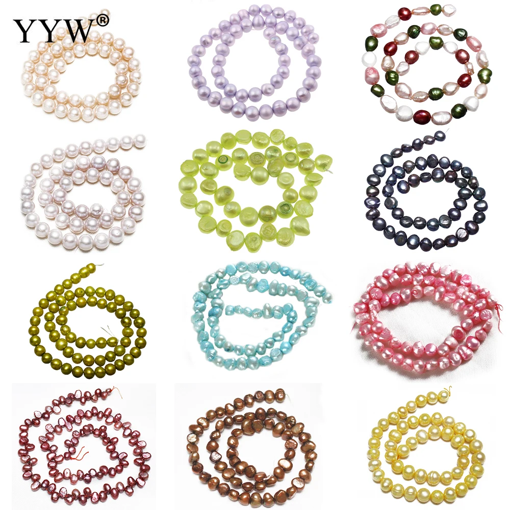 Many Colors Natural Baroque Freshwater Pearl Beads Loose Beads For Jewelry DIY Bracelet Necklace Accessories