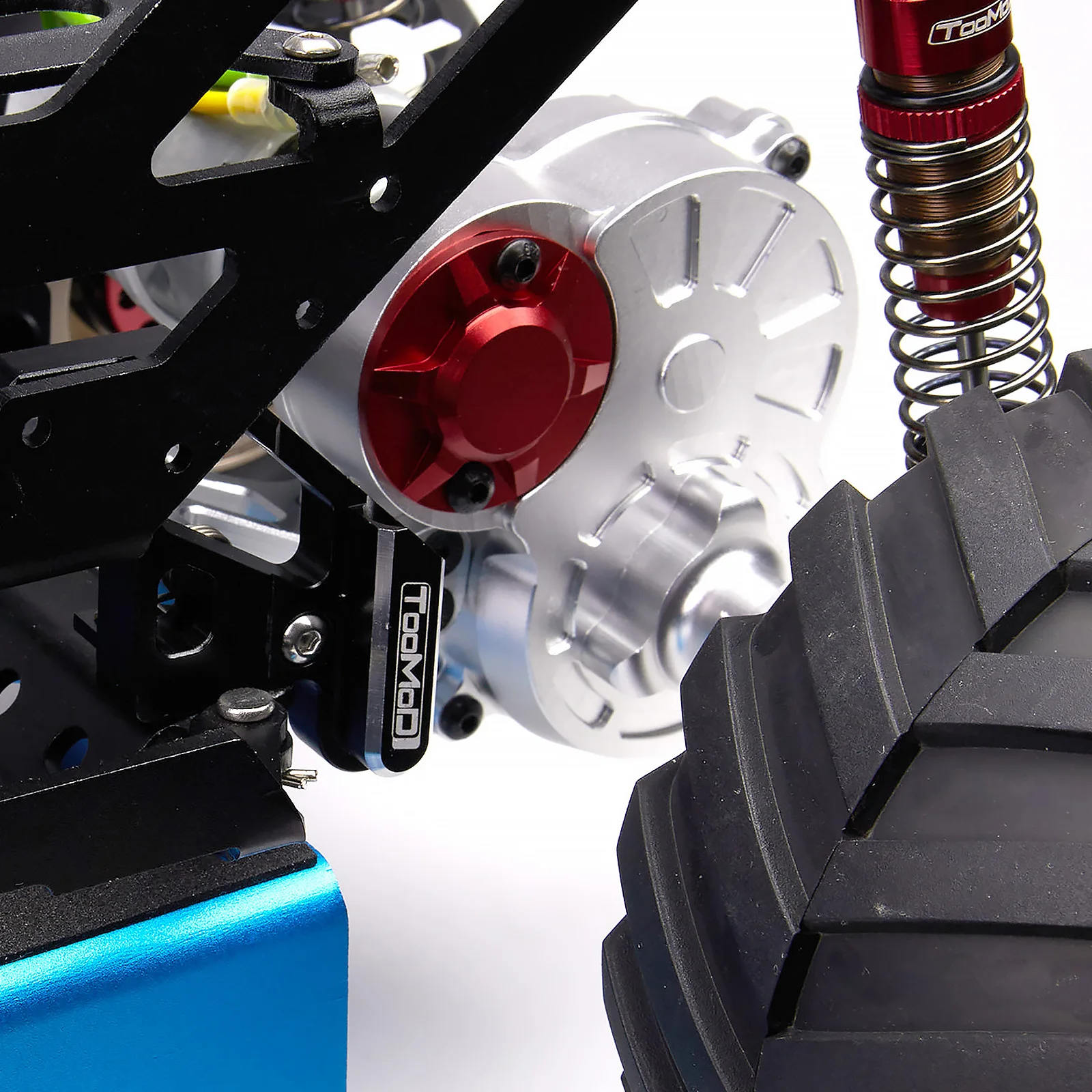 CW-01 Aluminum Rear Axle Holder with Built in Spring for Tamyia RC CW01 Lunch Box Midnight Chassis Upgrades Parts