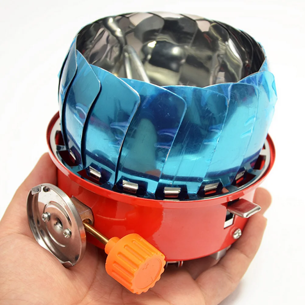 

Windproof Stove Head Aluminum Alloy Portable Gas Burner for Camping Outdoor Cooking Picnic Travel Backpacking Cooker Windproof