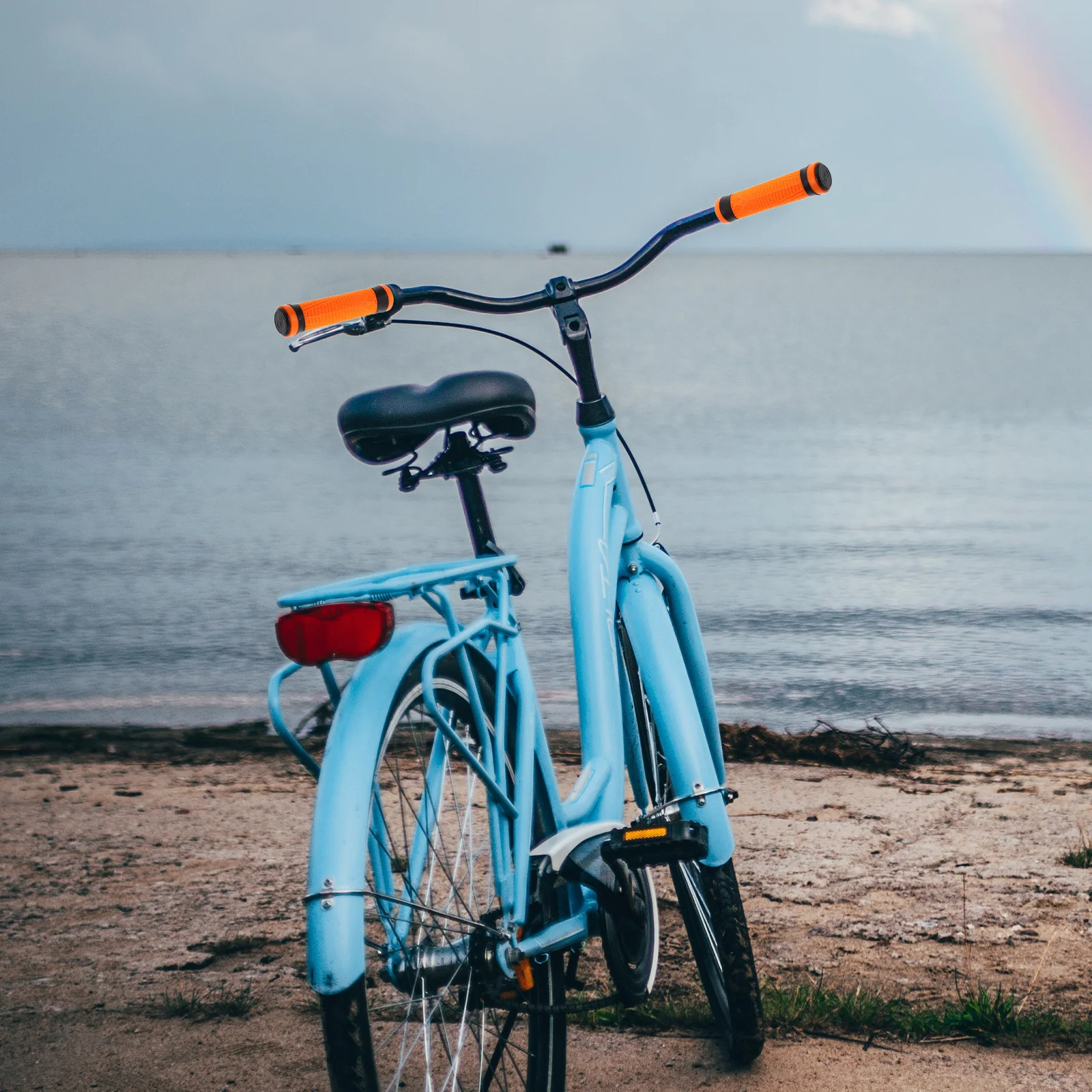 

1 пара силиконовых накладок на руль велосипеда, цветные, для шоссейного велоспорта, противоскользящие, амортизирующие, водонепроницаемые, эластичные, комфортные