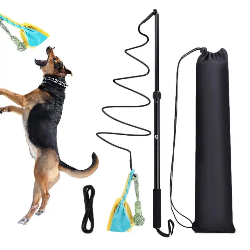 

Dog Teaser Stick Telescopic Kitten Teasing Wand Toy Portable Cat Teaser Developmental Toys Indoor Interactive Cat Teaser Wand