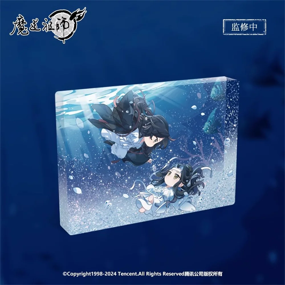 Official Anime MDZS Mo Dao Zu Shi Wei Wuxian Lan Wangji Baji Badge Shikishi Acrylic Stand Display Cosplay Original Kids Gift