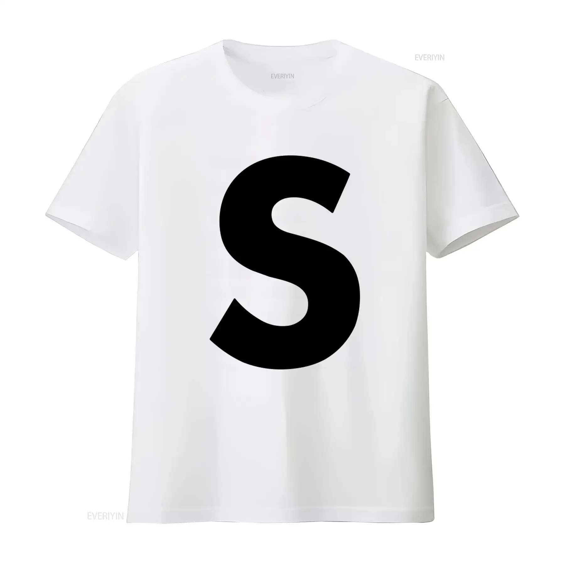 Mens Salt Costume Mustard Letter S Carnival Fun T Shirt Casual Streetwear vintage Washed Stylish fashion graphic Soft Slightly