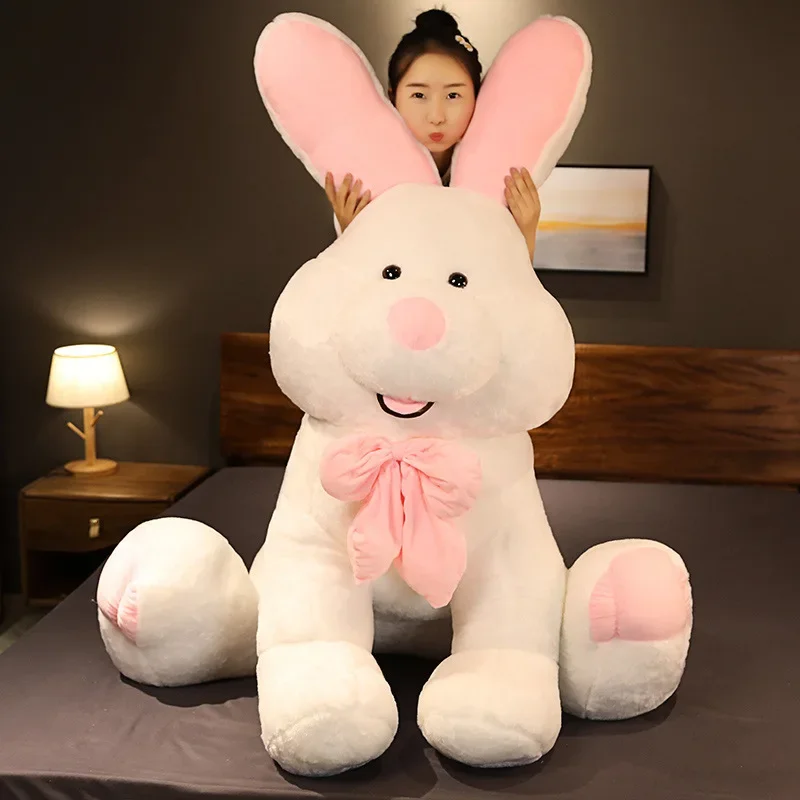 Large Bonnie Plush Toy Doll with Long Ears – Soft Cuddly Rabbit Stuffed Animal for Kids Birthday and Christmas Gift – Wholesale