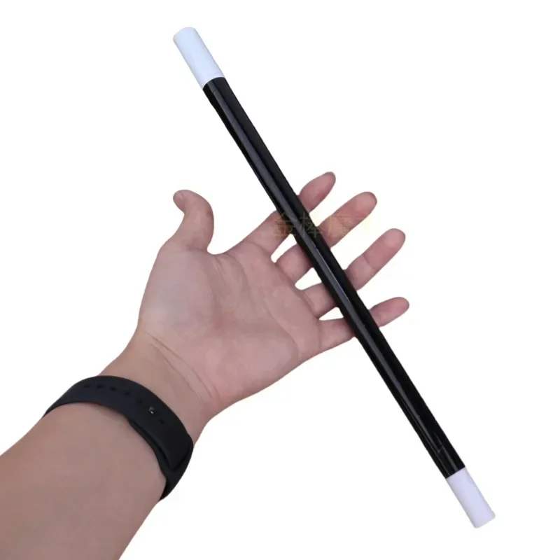 Party Magic Show Włóczka ze stali nierdzewnej Czarny zbliżenie Magiczne sztuczki Mini metalowa laska Magik sceniczny Zabawa Magia