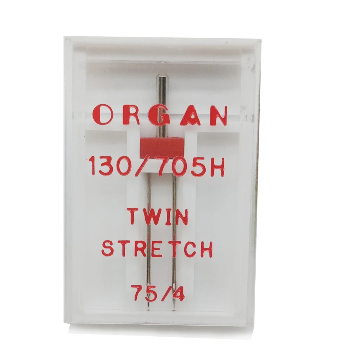 ORGAN Twin Stretch Needles 75/4 Twin 100-6 For Household Sewing Machine Stretch Knitted Elastic Fabric  Universal Twin Needle 90