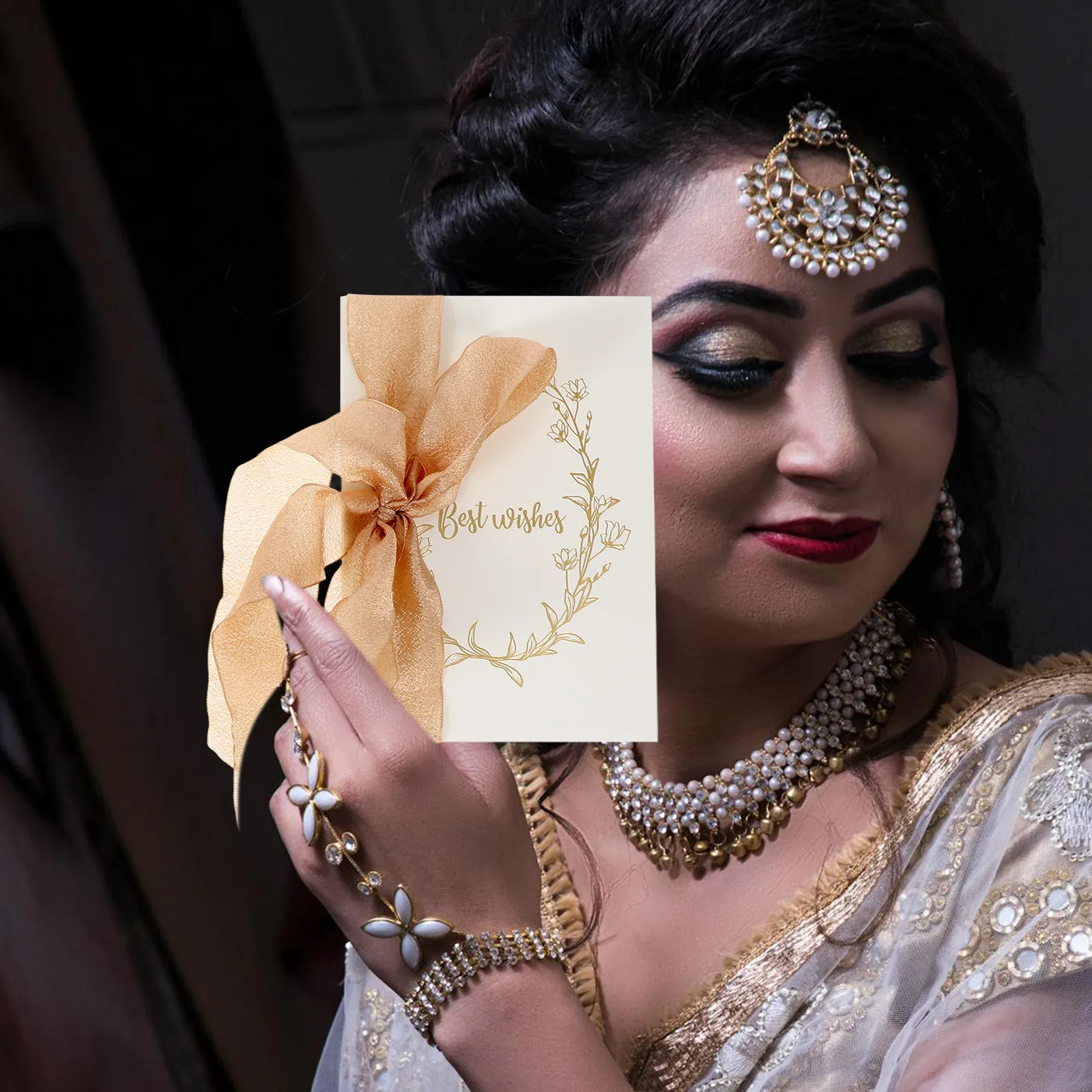 

2Pcs Wedding Vow Cards Elegant His Her Ribbon Vows Books Paper for Romantic Wedding Speech and Party Vows Cards
