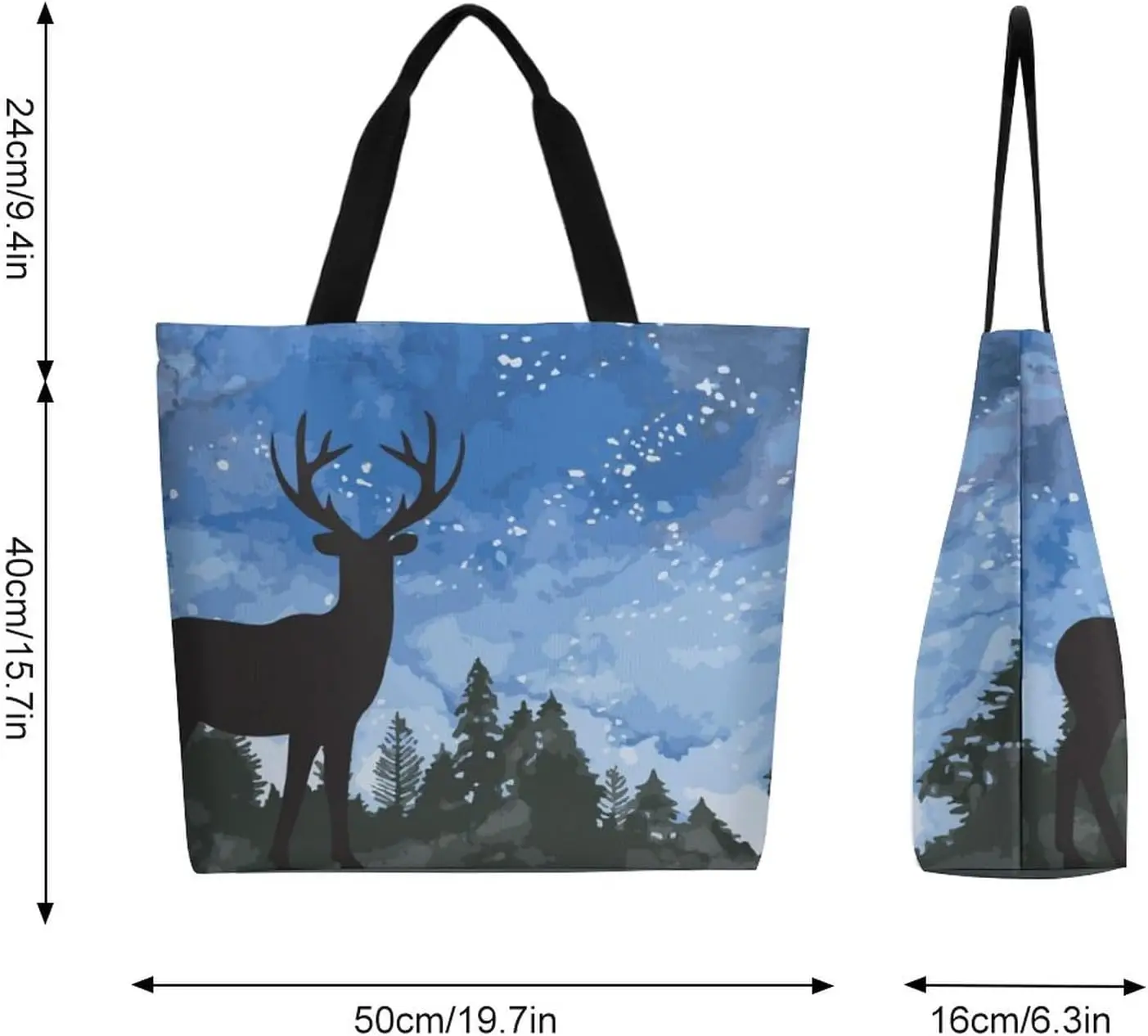 Bolso de mano de lona para mujer, bolso de hombro informal grande, bolso reutilizable para compras en la playa, bolsa de comestibles para exteriores