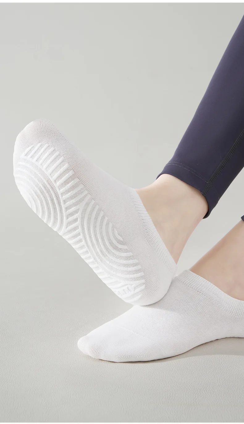 Women's Yoga Socks Breathable Anti-slip Floor Socks Professional Pilates Sport Short Socks Summer Collection Minimal Functional