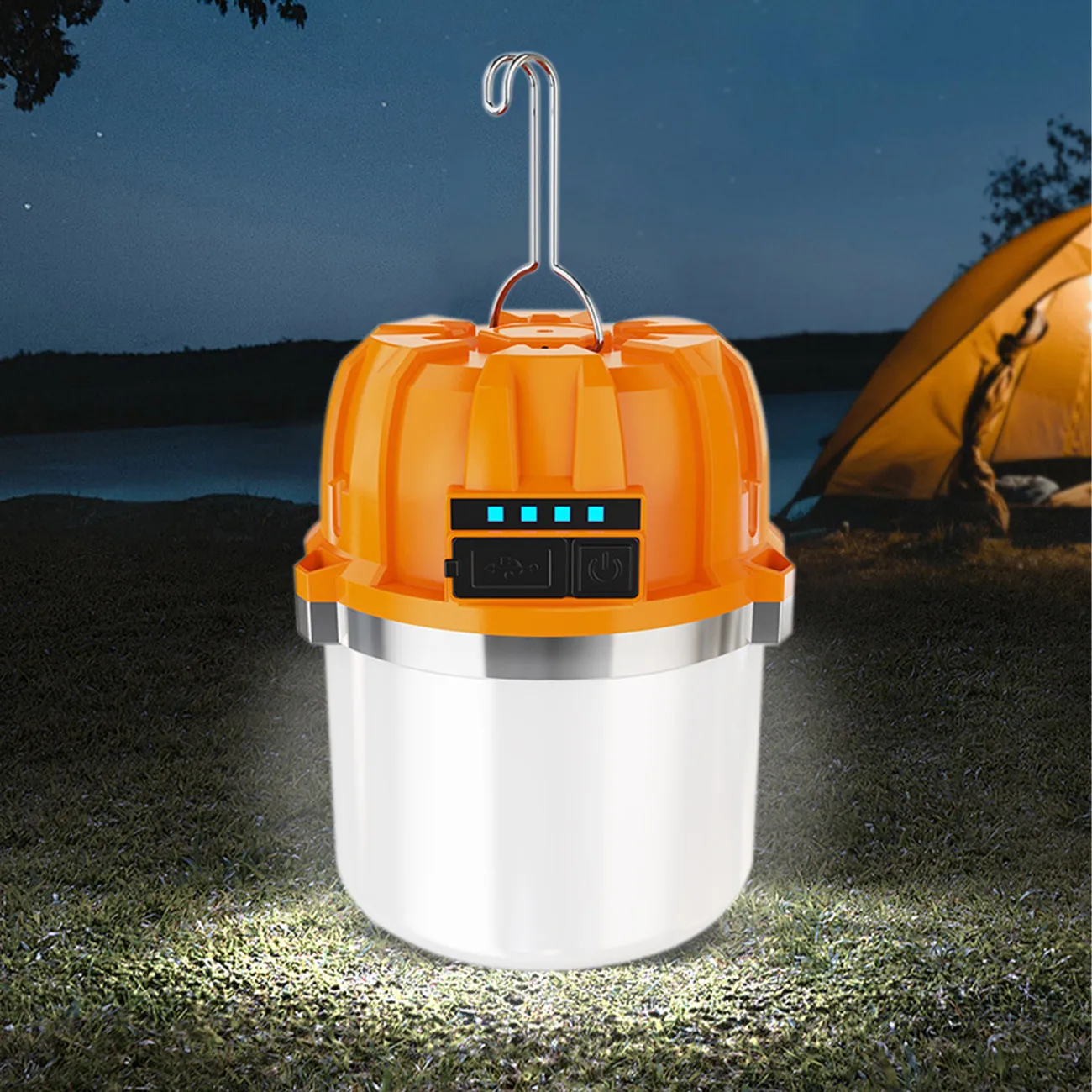 

High-lumen Led Camping Lights, Rechargeable Tent Lights, Hook-mounted Flashlights, Outdoor Camping, Power Outages, Fishing