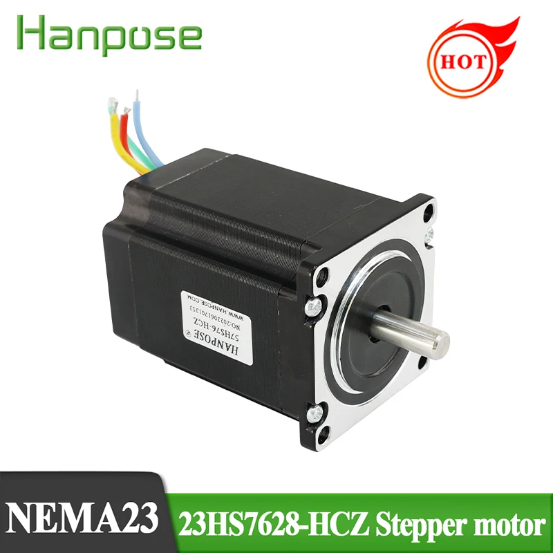 

1.8 Degree 23HS7628-HCZ 4 Leads Nema 23 Stepper Motor 2 Phase 23HS7628-HCZ 2.8A Torque 189N.cm For CNC Laser 3D Printer 24V