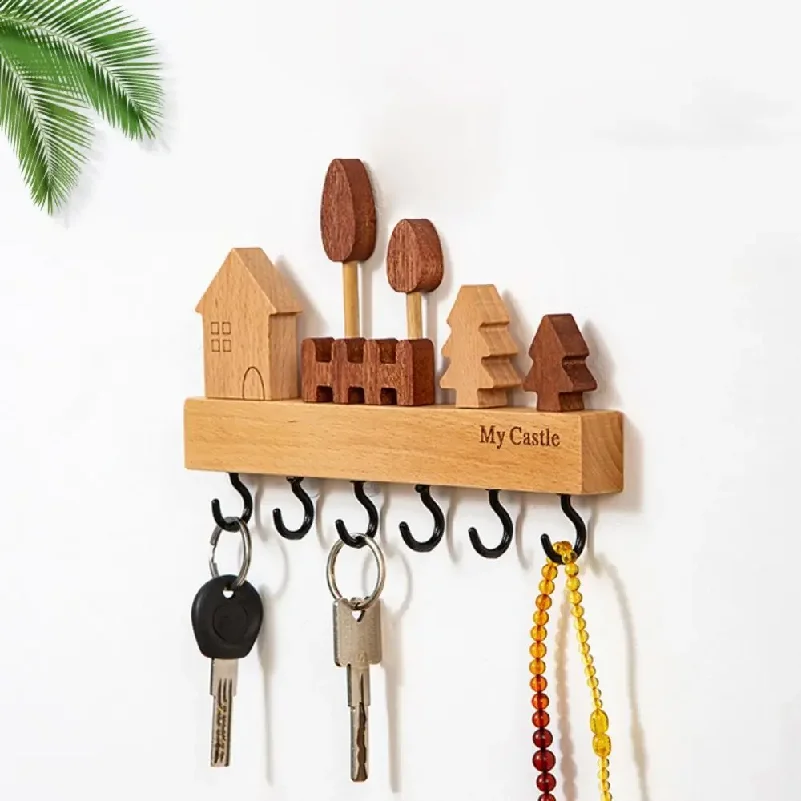 Porte-clés charmant en bois ma - Home Textiles Towel avis et prix