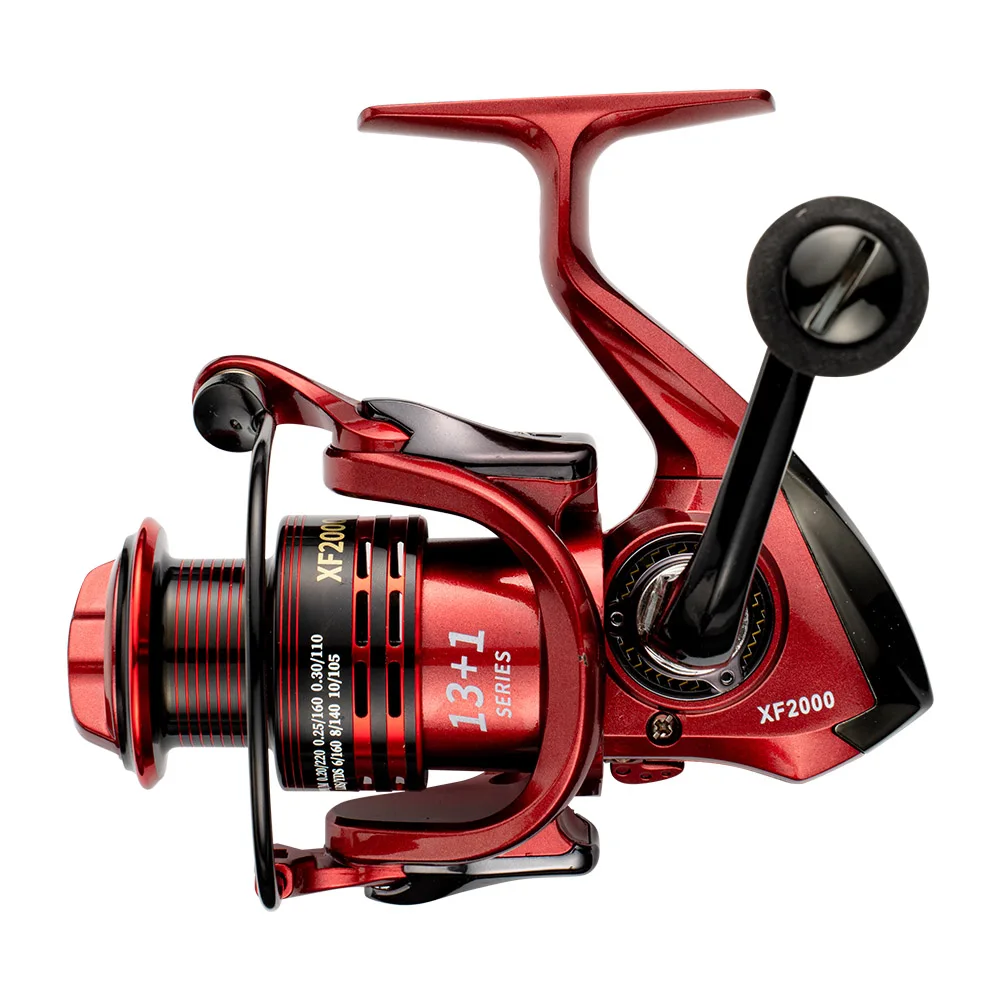 

Light Weight Spinning Fishing Reel 5.5:1 Metal Spool Max Drag 10KG for Bass Big Fish Saltwater Fishing Coil