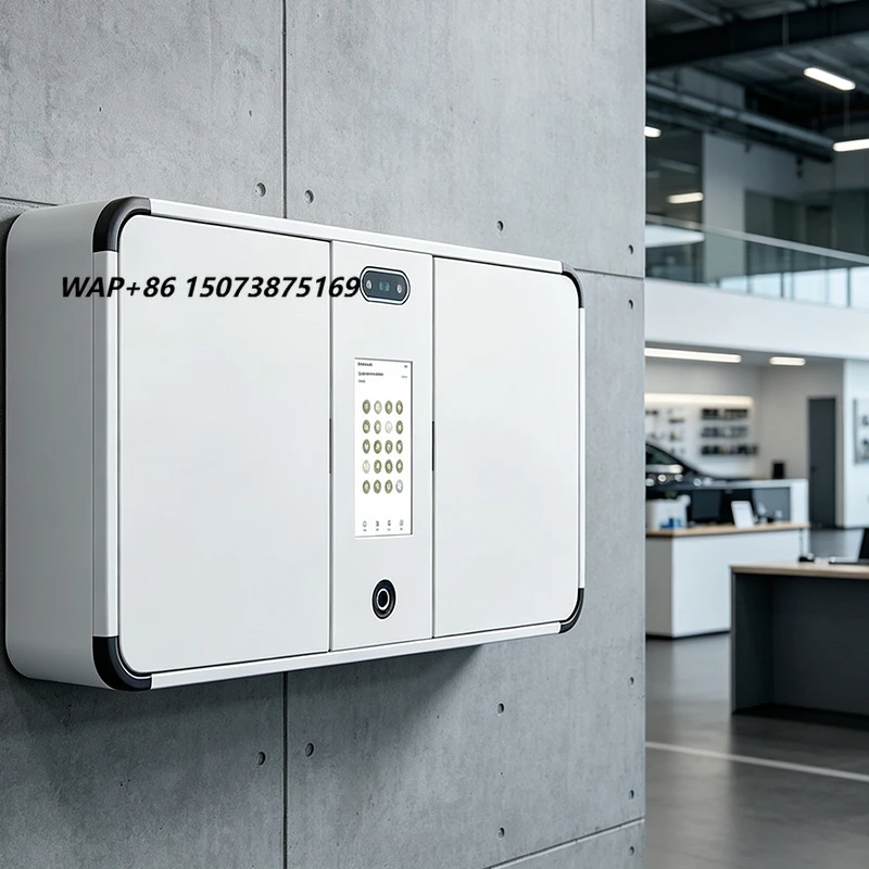99Plus V-200C Steel Wall-Mounted Network Smart Key Box Multi-Lock Cloud Remote Monitoring Alarm System for Car Fleet Rental