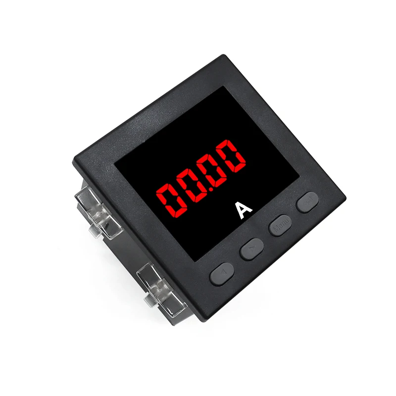 96*96*78MM Single/Three Phase Ammeter Panel Meter Digital Display Square Ampere With 100A 150A 200A CT