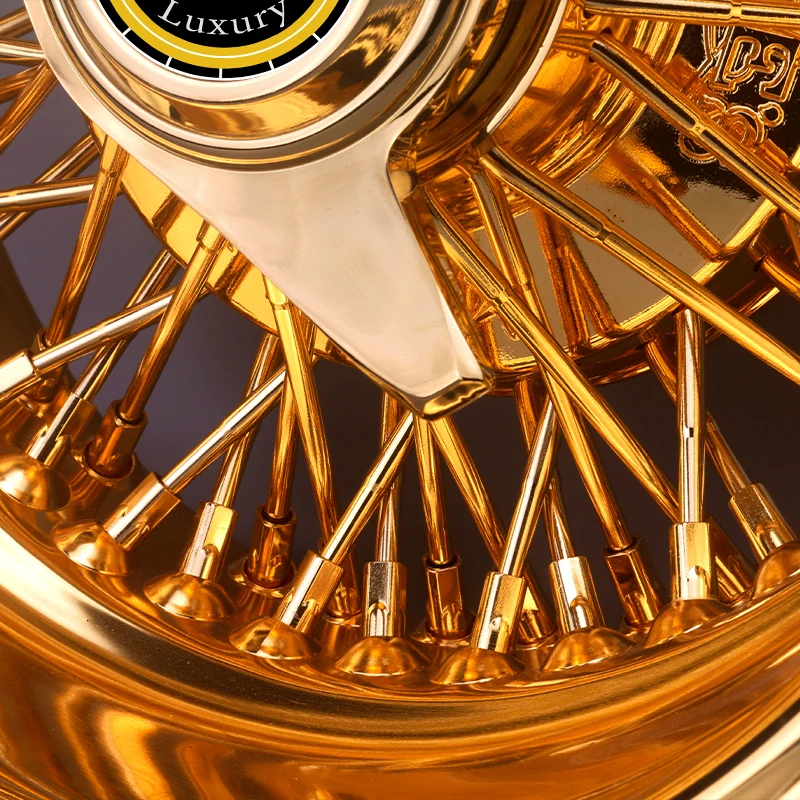 Jz Lowrider Full Gold Line Spoke Wheel Ring Rolls Royce Cadillac Thunderbird Ro…