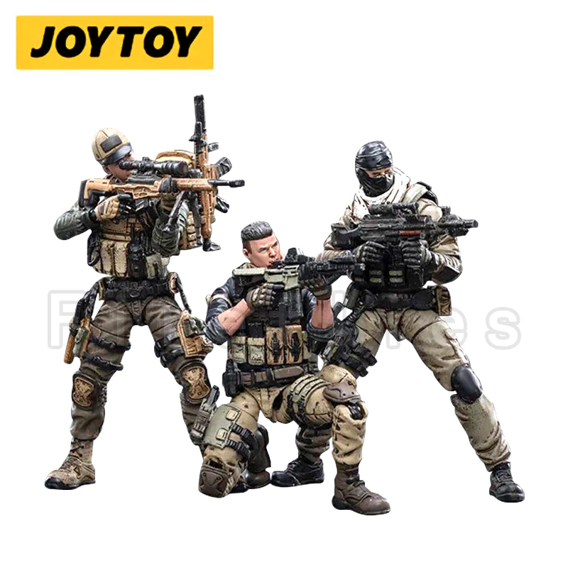 1/18 JOYTOY Action Figure (3 PÇS/SET) Freedom Militia Trio Anime Coleção Modelo Brinquedo