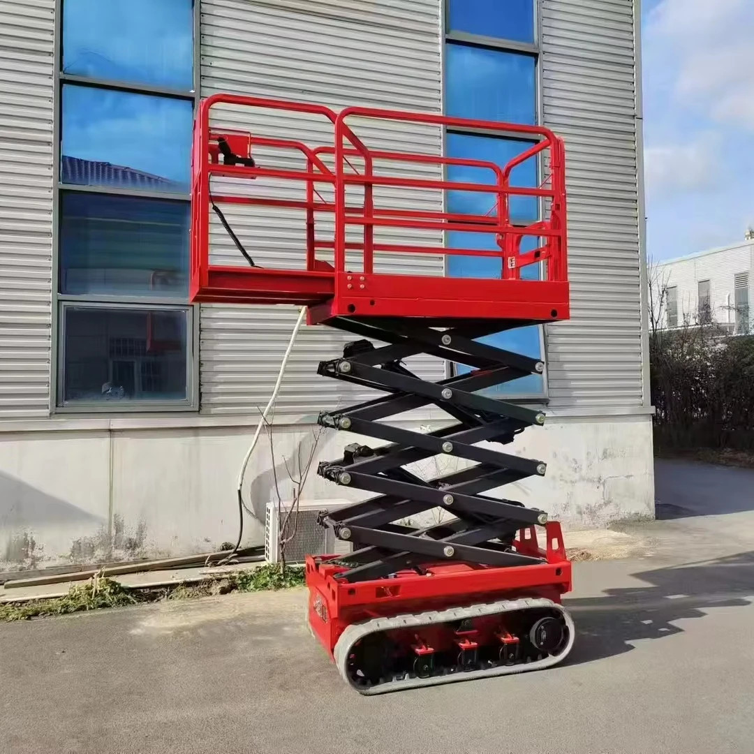 

Full-Rise Scissor Lift Loading Dock Scissor Lift Platform Lift Battery Powered For Outdoor Construction 14m Height