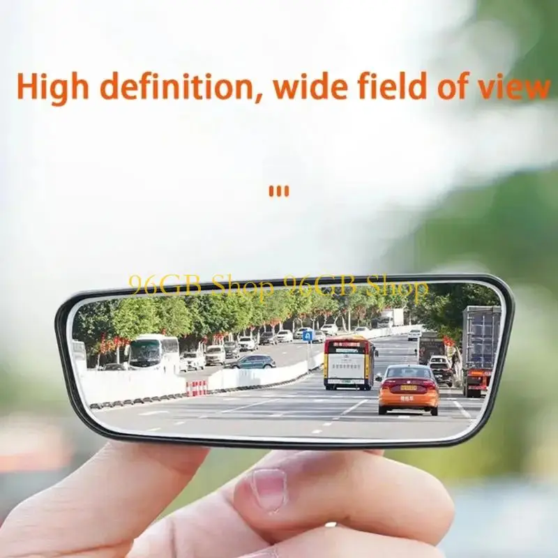 96GB Wide Rearview Mirror for Car Motorcycle Universal Anti Shake Design 1 Pair