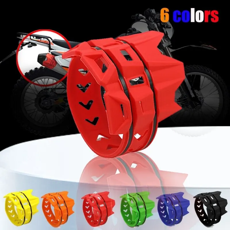 Universal Exhaust Protection Cover Motorcycle Exhaust Muffler Silencer Protector Guard For KTM SX EXC Motocross Dirt Pit Bike