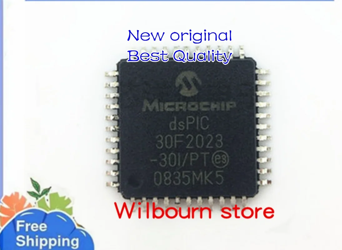 5PCS/LOT DSPIC30F2023-30I/PT DSPIC 30F2023 -30I/PT QFP44 New original stock