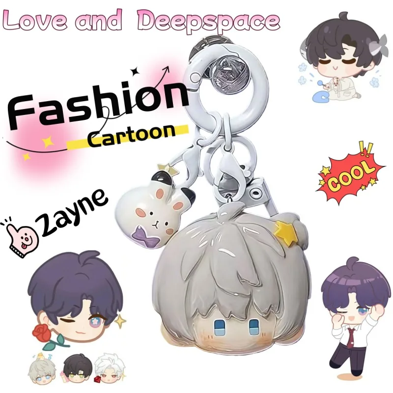 

Love and Deepspace Keychain Pendant Cute Personalized Fashion Creative Cartoon Anime Kawaii Keychain, Birthday Gift for Friends
