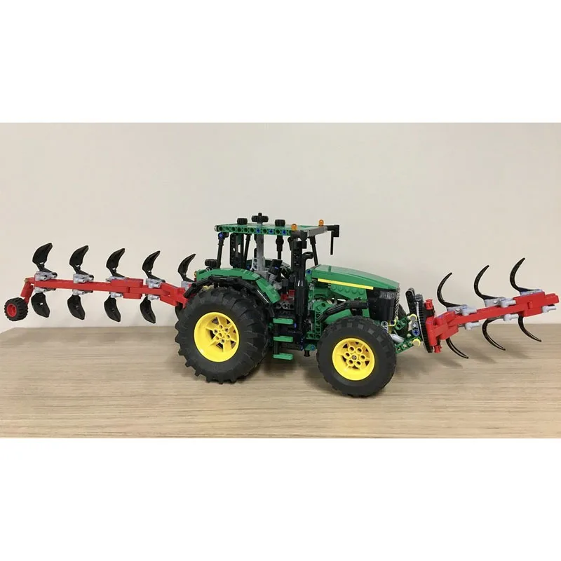 MOC-77079 Urban Agriculture Farm Tractor Building Block Model 1006 Parts MOC Creative Boys Children's Birthday Toy Gift