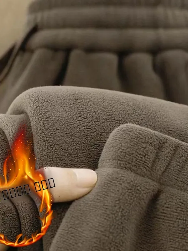 

Спортивные повседневные брюки-джоггеры Thiened Fce для мужчин и подростков, свободный крой, средняя талия, длинные, для зимнего сезона