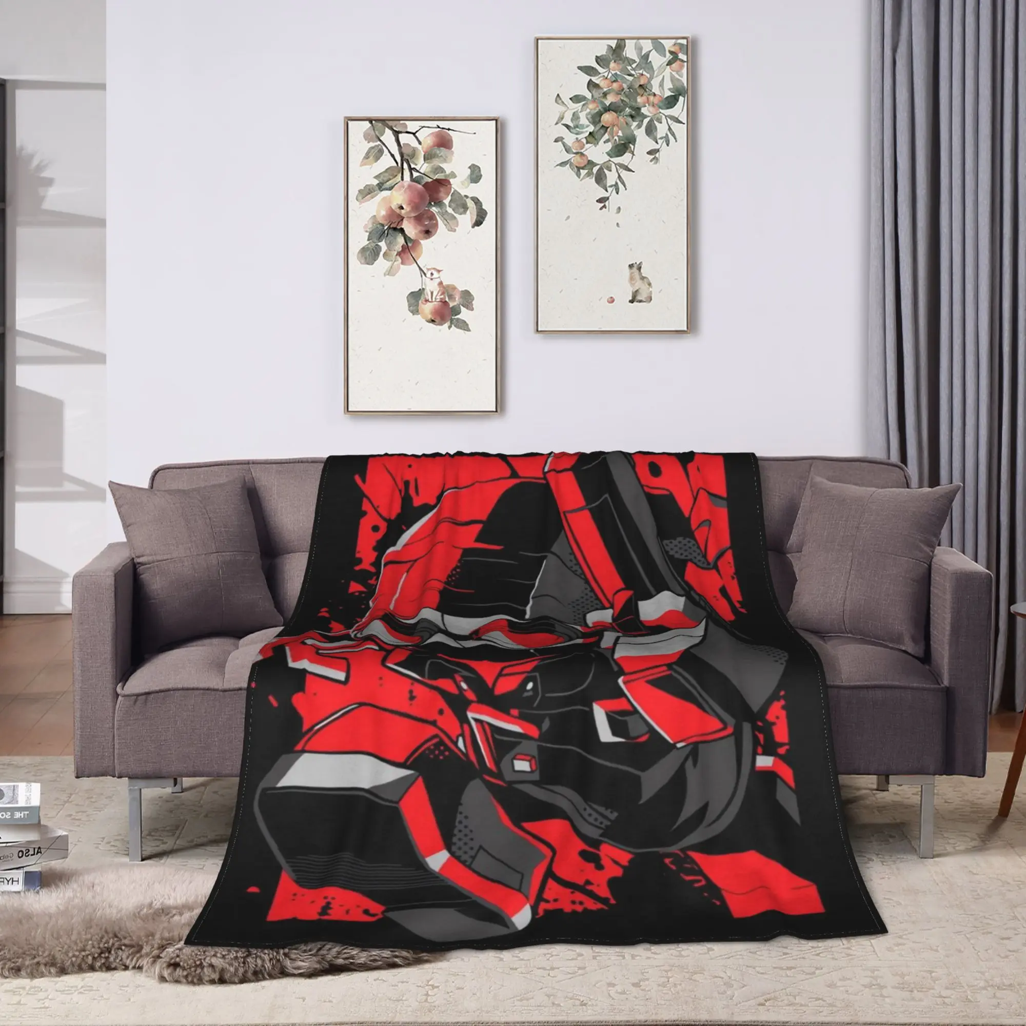 MADNESS COMBAT Hank Blanket Quality Super Warm  Throw Blanket Winter Children Couch Chair Street Trend Bedspread