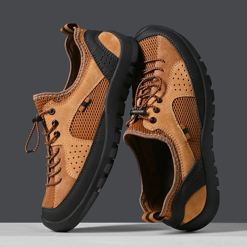 

New mesh sneakers breathable shoes for men casual sports shoes comfortable walking shoes simple shoes for men