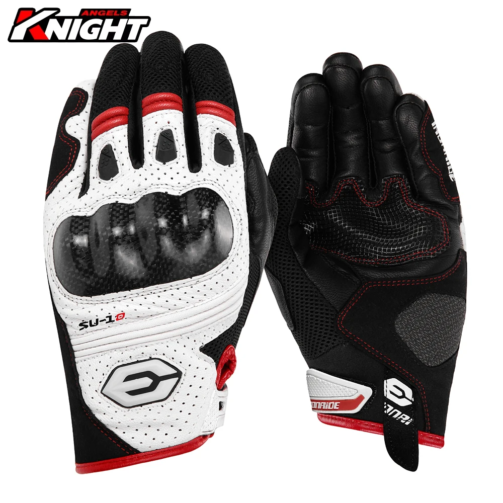 

Motorcycle Gloves Leather Gloves Men Women Full Finger Motocross Gloves Anti-fall Motorcycle Accessories Palm Anti-slip