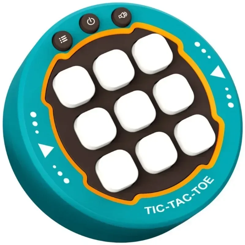 Tic-tac-toe tabuleiro multifuncional jogos eletrônicos montessori quebra-cabeça jogo de mesa xadrez conjunto portátil para adultos crianças