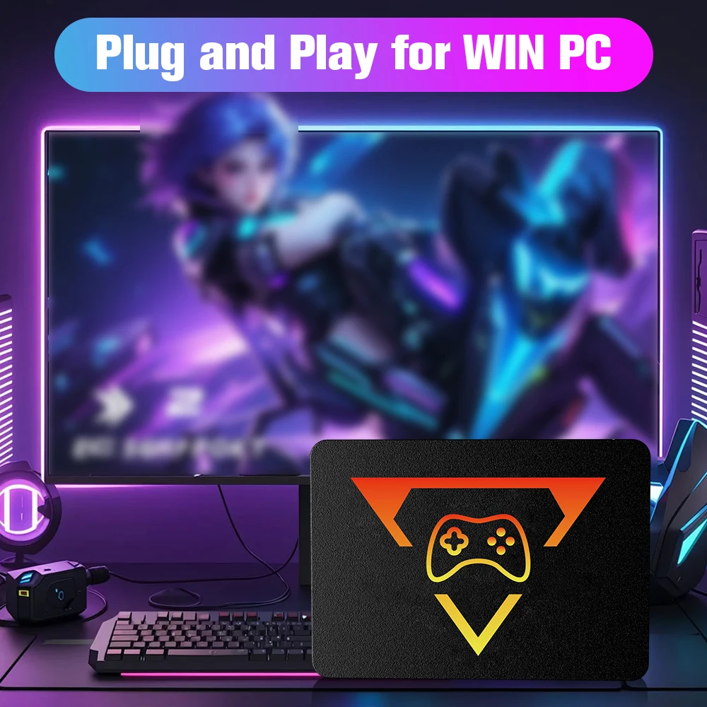 Playzone 1TB SSD&Game Consoles For PS5/PS4/PS3/Xbox/Xbox one/Switch With 16000 Emulator Games+86 PC Games Plug&Play For WIN PC